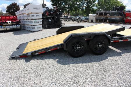 New 2026 Moritz 7' x 16' + 6' Low Pro - Gravity Tilt - Tilt Trailer - 14000# GVW