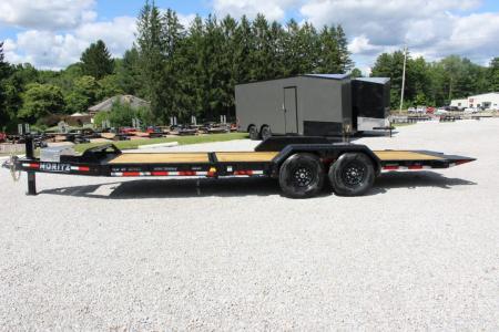 New 2026 Moritz 7' x 16' + 6' Low Pro - Gravity Tilt - Tilt Trailer - 14000# GVW