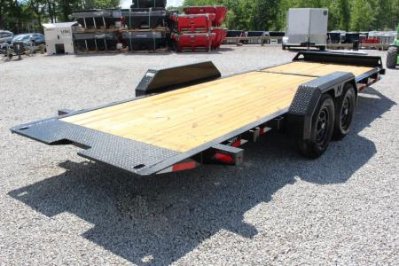 New 2026 Moritz 7' x 16' + 6' Low Pro - Gravity Tilt - Tilt Trailer - 14000# GVW