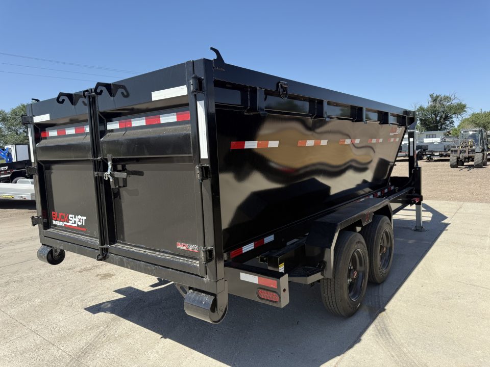 New 2026 Buckshot MFG 2 8K Axles 16' X 83" Rolloff Package Dump Trailer