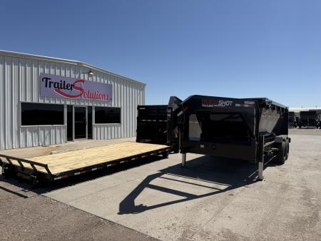 New 2026 Buckshot MFG 2 8K Axles 16' X 83" Rolloff Package Dump Trailer
