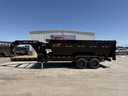 New 2026 Buckshot MFG 2 8K Axles 16' X 83" Rolloff Package Dump Trailer