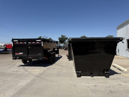 New 2026 Buckshot MFG 2 8K Axles 16' X 83" Rolloff Package Dump Trailer
