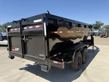 New 2026 Buckshot MFG 2 8K Axles 16' X 83" Rolloff Package Dump Trailer