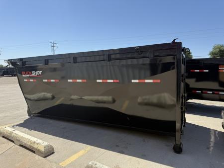 New 2026 Buckshot MFG 2 8K Axles 16' X 83" Rolloff Package Dump Trailer