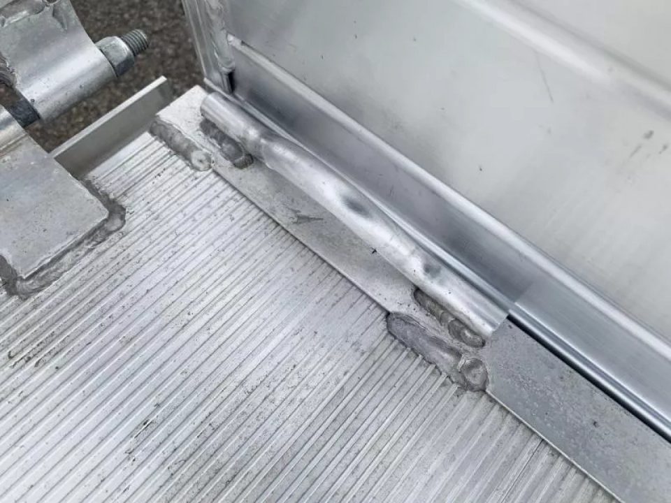 New Aluma 81X12 Aluminum ATV Trailer - Side Ramps and Bi-Fold Tailgate!