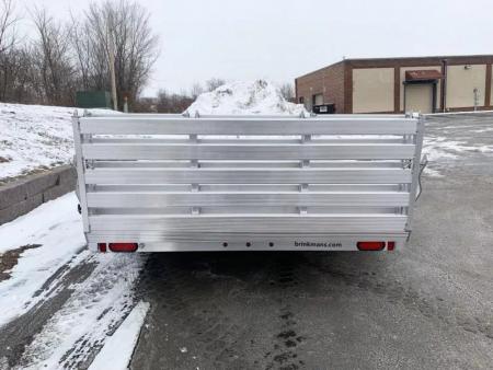 New Aluma 81X12 Aluminum ATV Trailer - Side Ramps and Bi-Fold Tailgate!