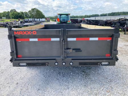 New 2027 MAXX-D 83x14 TANDEM 14K DUMP W/ 18" SIDES, SLIDE IN RAMPS & SPARE Dump Trailer