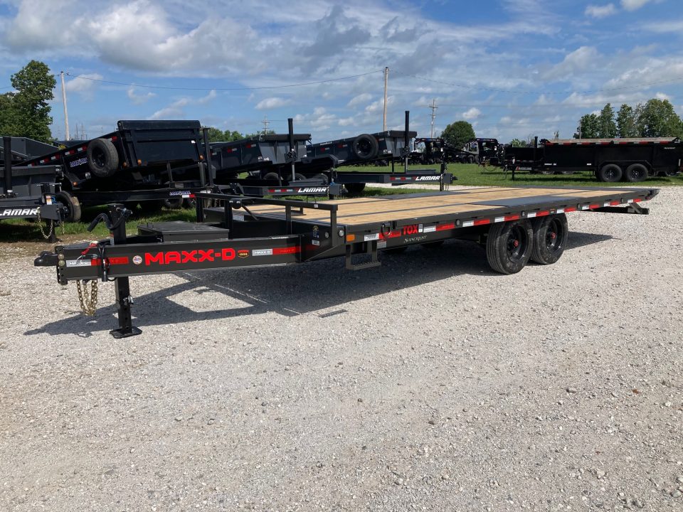 New 2027 MAXX-D 102X22 TANDEM 17.5K DECKOVER TILT W/ WINCH PLATE & WIRELESS REMOTE Deckover Trailer