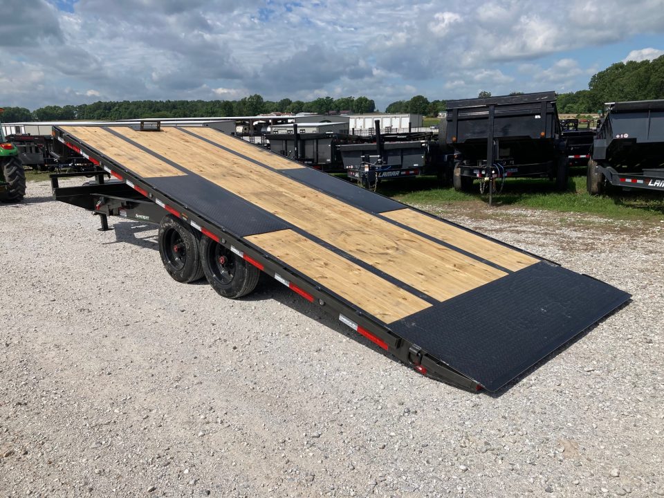New 2027 MAXX-D 102X22 TANDEM 17.5K DECKOVER TILT W/ WINCH PLATE & WIRELESS REMOTE Deckover Trailer
