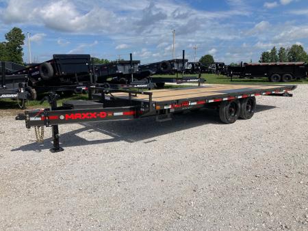New 2027 MAXX-D 102X22 TANDEM 17.5K DECKOVER TILT W/ WINCH PLATE & WIRELESS REMOTE Deckover Trailer