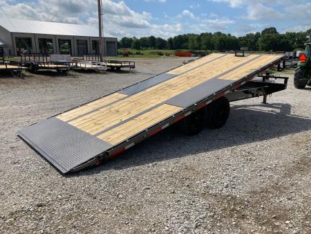 New 2027 MAXX-D 102X22 TANDEM 17.5K DECKOVER TILT W/ WINCH PLATE & WIRELESS REMOTE Deckover Trailer