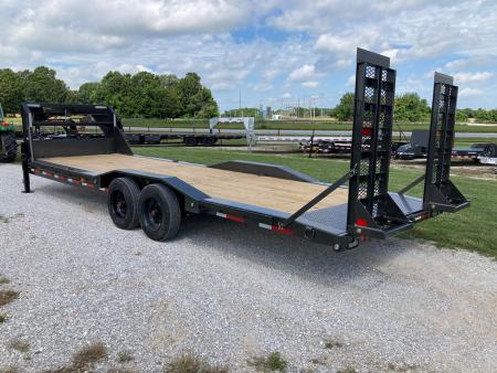 New 2027 MAXX-D 102X26 TANDEM 18K GN W/ 2' DOVE, STAND UP RAMPS & DRIVE OVER FENDERS Equipment Trailer