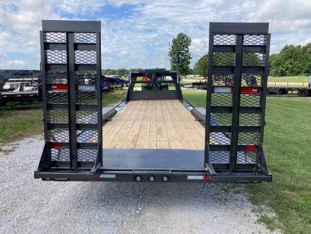 New 2027 MAXX-D 102X26 TANDEM 18K GN W/ 2' DOVE, STAND UP RAMPS & DRIVE OVER FENDERS Equipment Trailer