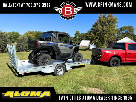 New 2026 Aluma 78x14 ATV Trailer - Full Ramp!