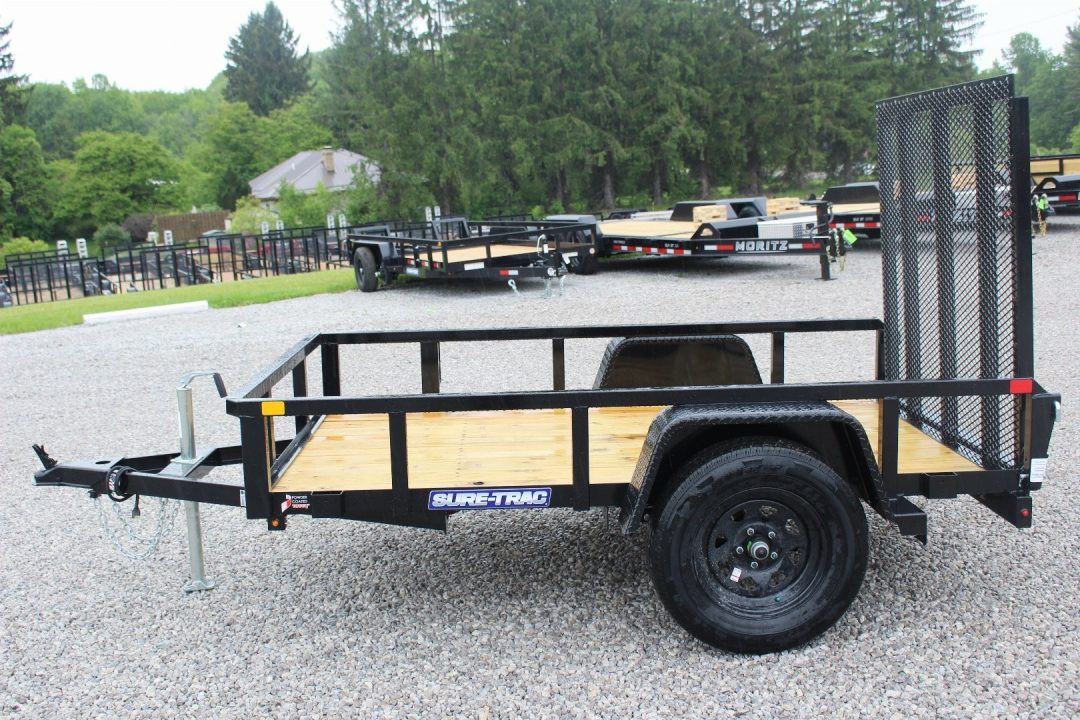 New 2026 Sure-Trac 5' x 8' Single Axle Tube Top Utility Trailer - 2990# GVW