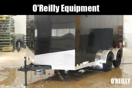 New 2026 United UJ-S 7' x 14' Enclosed Cargo Trailer - 7000# GVW - RAMP DOOR - 6.5' INTERIOR HEIGHT