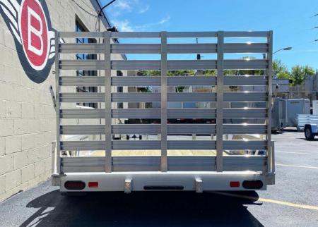 New Quality Trophy 6.5x10 Aluminum Utility Trailer - Rear Ramp!