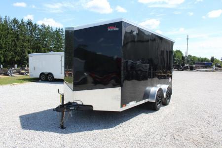 New 2026 United UJ 7' x 14' Enclosed Cargo Trailer - 7000# GVW - RAMP DOOR - 7' INTERIOR HEIGHT