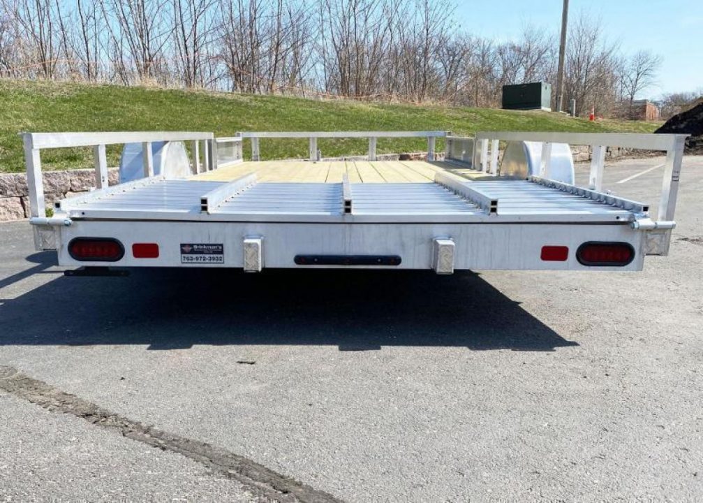 New Quality Trophy 7x14 Aluminum Utility Trailer - Rear Ramp and Side Ramps!