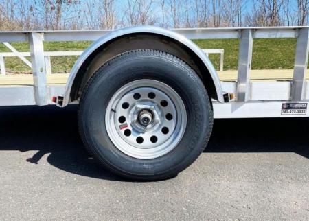 New Quality Trophy 7x14 Aluminum Utility Trailer - Rear Ramp and Side Ramps!