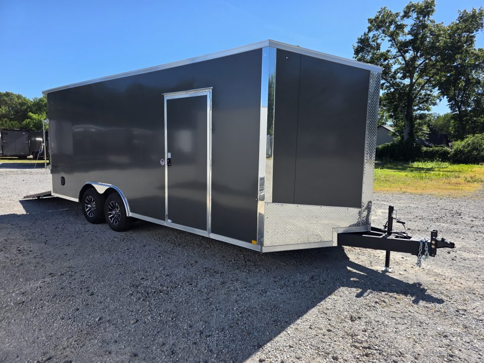 New 2026 Formula Trailers 8.5x20 CAR HAULER WITH ESCAPE DOOR 10K GVWR 7' INSIDE SXS UTV GOLF CART Cargo / Enclosed Trailer