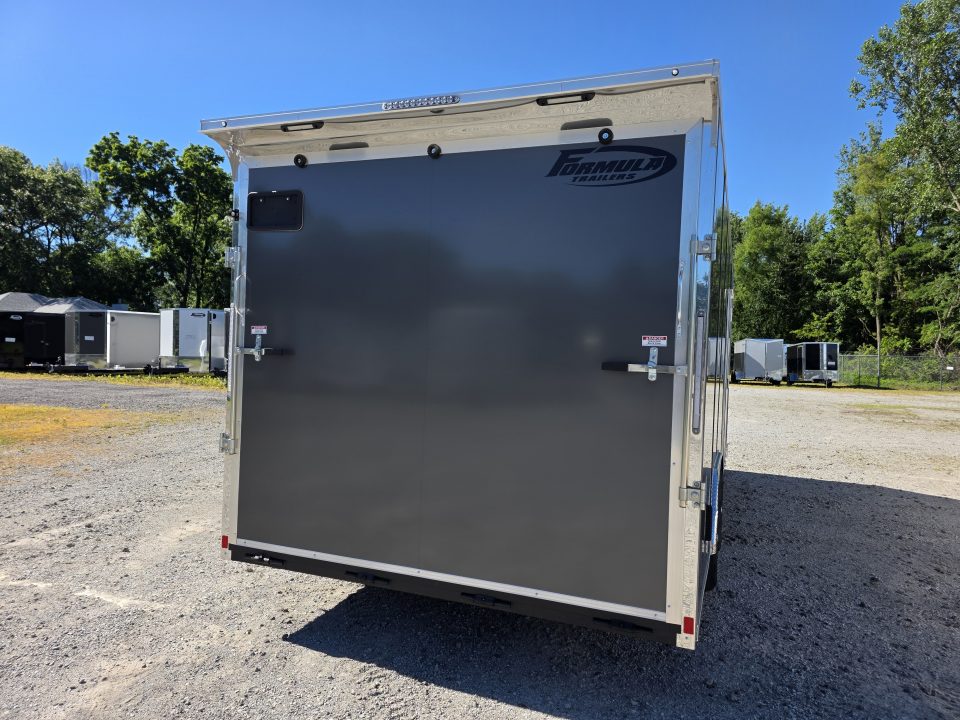 New 2026 Formula Trailers 8.5x20 CAR HAULER WITH ESCAPE DOOR 10K GVWR 7' INSIDE SXS UTV GOLF CART Cargo / Enclosed Trailer
