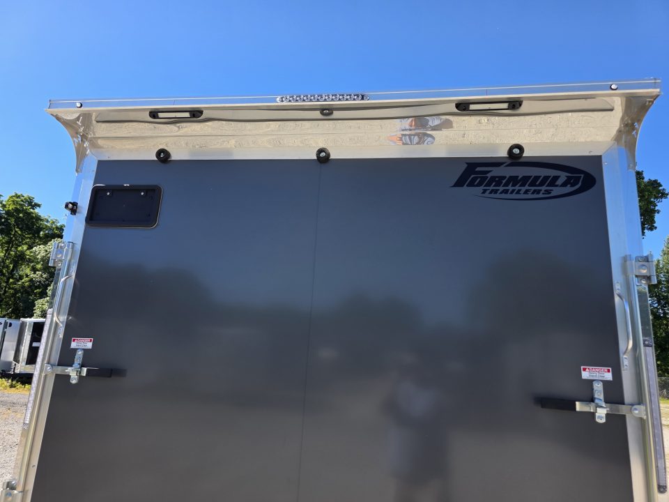 New 2026 Formula Trailers 8.5x20 CAR HAULER WITH ESCAPE DOOR 10K GVWR 7' INSIDE SXS UTV GOLF CART Cargo / Enclosed Trailer
