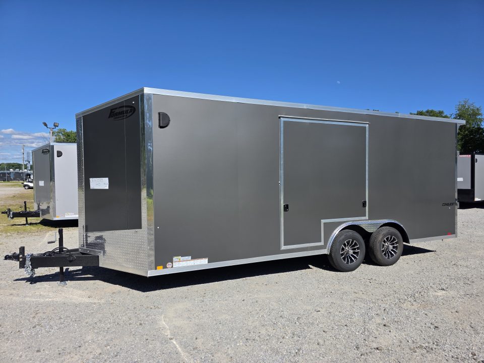 New 2026 Formula Trailers 8.5x20 CAR HAULER WITH ESCAPE DOOR 10K GVWR 7' INSIDE SXS UTV GOLF CART Cargo / Enclosed Trailer