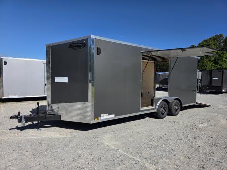 New 2026 Formula Trailers 8.5x20 CAR HAULER WITH ESCAPE DOOR 10K GVWR 7' INSIDE SXS UTV GOLF CART Cargo / Enclosed Trailer