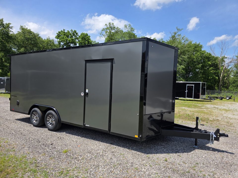 New 2026 Formula Trailers 8.5X20 10K GVWR 080 SCREWLESS EXTERIOR BLACKOUT 7' INSIDE ALUMINUM WHEELS UTV SXS CAR Cargo / Enclosed Trailer
