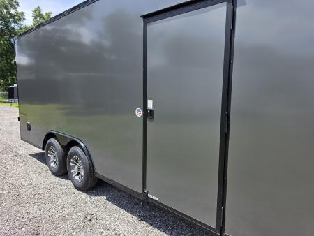 New 2026 Formula Trailers 8.5X20 10K GVWR 080 SCREWLESS EXTERIOR BLACKOUT 7' INSIDE ALUMINUM WHEELS UTV SXS CAR Cargo / Enclosed Trailer