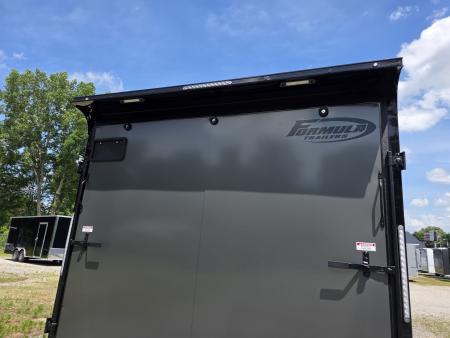 New 2026 Formula Trailers 8.5X20 10K GVWR 080 SCREWLESS EXTERIOR BLACKOUT 7' INSIDE ALUMINUM WHEELS UTV SXS CAR Cargo / Enclosed Trailer