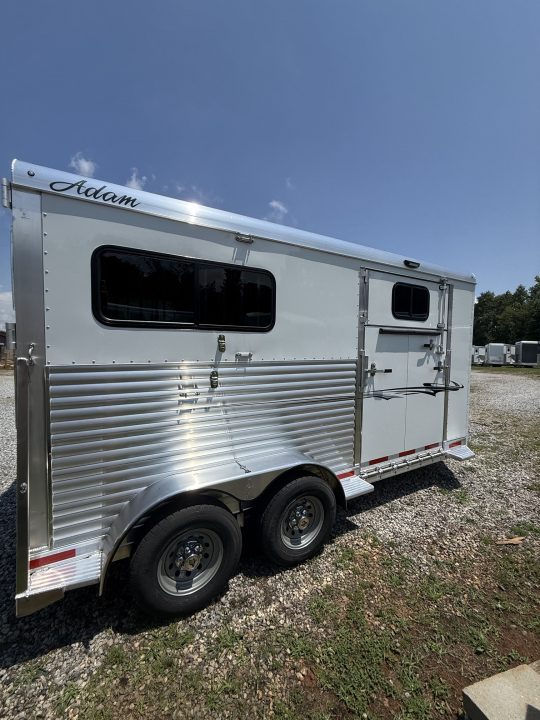 New 2027 Adam 2H Jubilee Side Ramp BP Horse Trailer