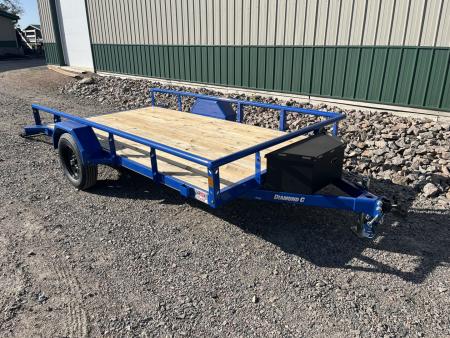 New 2026 12'x77" Diamond C Utility Trailer