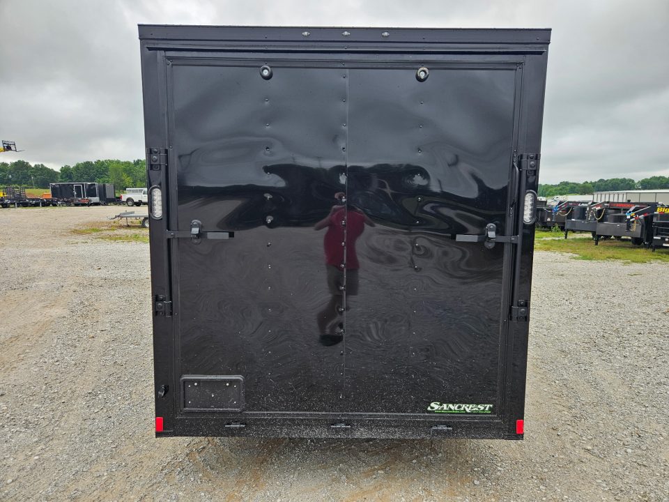 New 2026 Rock Solid 7X14 TANDEM 7K CARGO W/7' HEIGHT BLACKOUT TRIM & RAMP DOOR