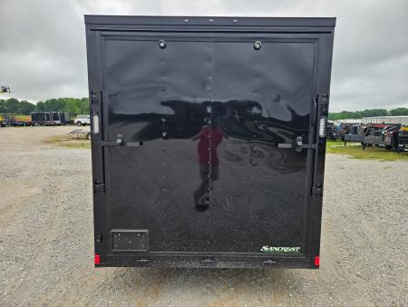 New 2026 Rock Solid 7X14 TANDEM 7K CARGO W/7' HEIGHT BLACKOUT TRIM & RAMP DOOR