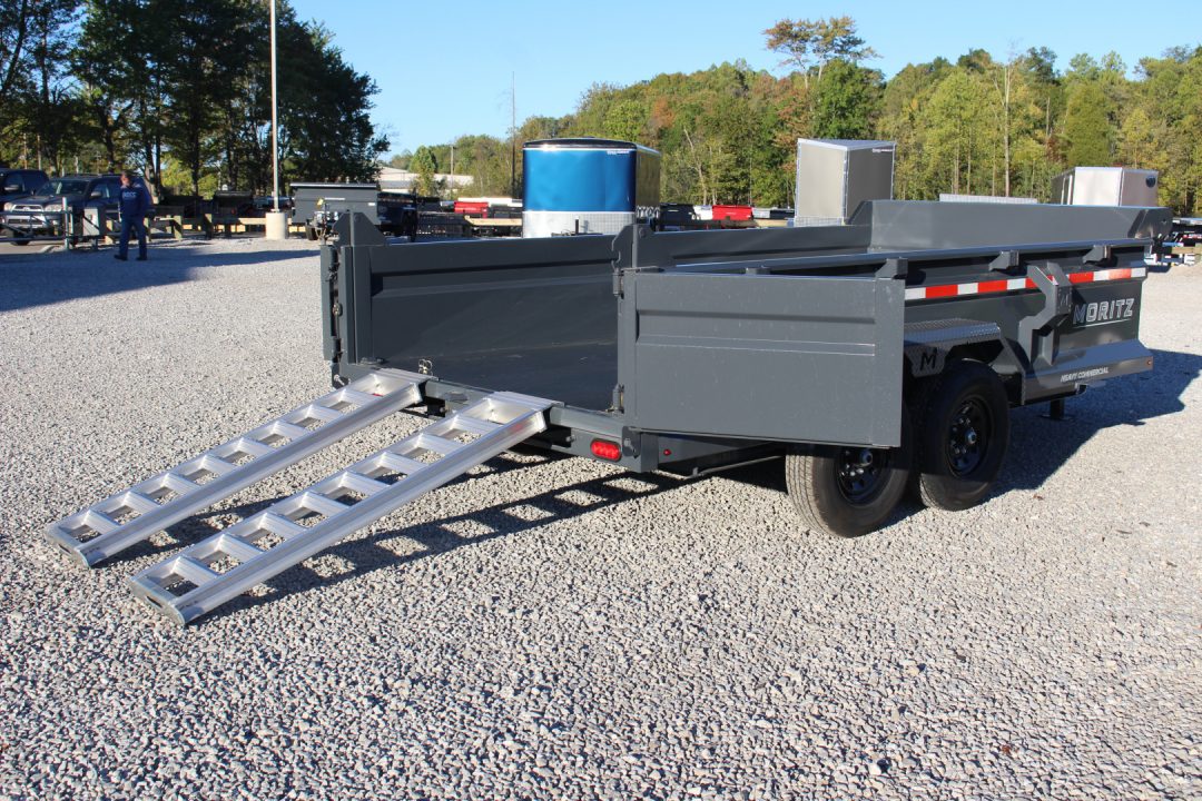 New 2026 Moritz 6' 10" x 14' Heavy Commercial DLH Series Dump Trailer - 14000# GVW