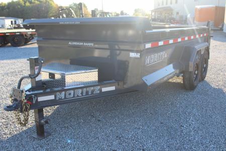 New 2026 Moritz 6' 10  x 14' Heavy Commercial DLH Series Dump Trailer - 14000# GVW