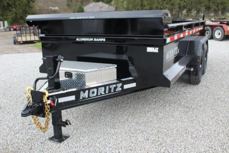 New 2026 Moritz 6' 10  x 14' Heavy Commercial DLH Series Dump Trailer - 14000# GVW
