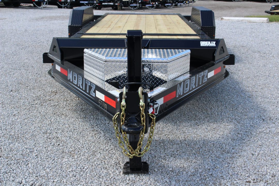 New 2026 Moritz 7' x 16' + 6' Low Pro - Gravity Tilt - Tilt Trailer - 16000# GVW