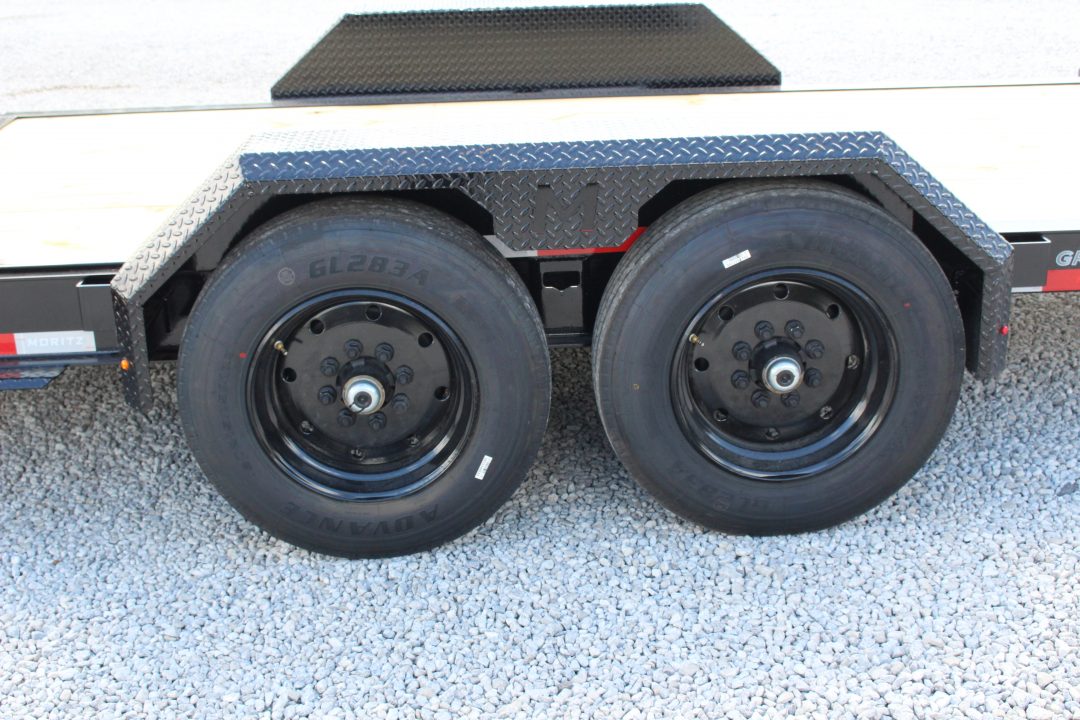 New 2026 Moritz 7' x 16' + 6' Low Pro - Gravity Tilt - Tilt Trailer - 16000# GVW