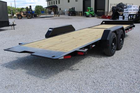New 2026 Moritz 7' x 16' + 6' Low Pro - Gravity Tilt - Tilt Trailer - 16000# GVW