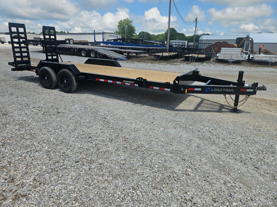 New 2026 Load Trail 83X22 TANDEM 14K EQUIPMENT HAULER W/2' DOVE & WIDE STANDUP RAMPS