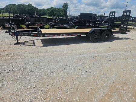 New 2026 Load Trail 83X22 TANDEM 14K EQUIPMENT HAULER W/2' DOVE & WIDE STANDUP RAMPS