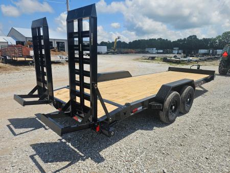 New 2026 Load Trail 83X22 TANDEM 14K EQUIPMENT HAULER W/2' DOVE & WIDE STANDUP RAMPS