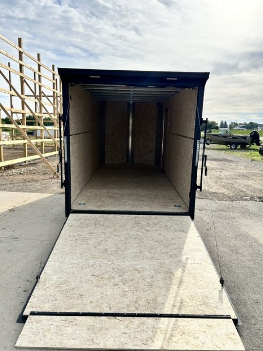 New 2026 H&H Trailers 7X16 7' INTERIOR RAMP DOOR Cargo / Enclosed Trailer
