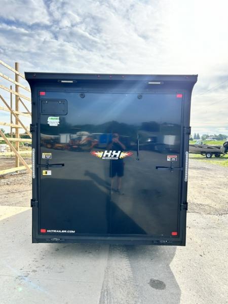 New 2026 H&H Trailers 7X16 7' INTERIOR RAMP DOOR Cargo / Enclosed Trailer