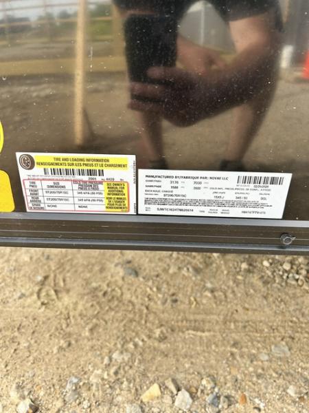 New 2026 H&H Trailers 7X16 7' INTERIOR RAMP DOOR Cargo / Enclosed Trailer