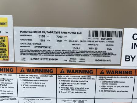 New 2026 Look Trailers 7X14 7K ST-DLX RAMP DOOR Cargo / Enclosed Trailer